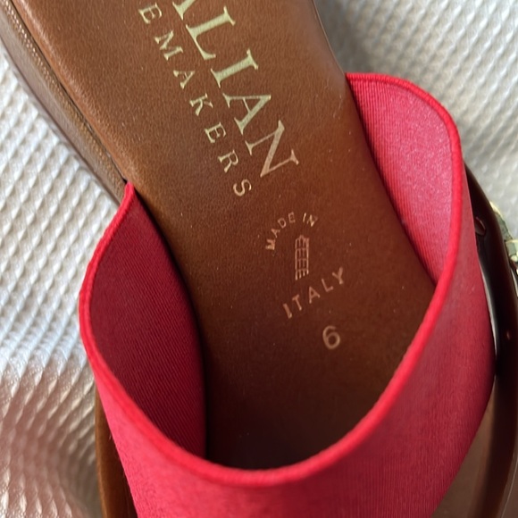 Italian Shoemakers Red Sandals - Picture 6 of 6